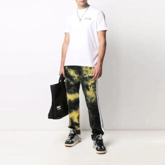 Camiseta de pantalones cortos con cuello redondo y logo FW21, versión estándar, blanca Camiseta de pantalones cortos con cuello redondo y logo FW21, versión estándar, blanca