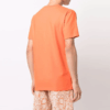 Camiseta de pantalones cortos con cuello redondo y logotipo, versión estándar, naranja