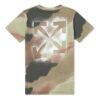 Camiseta de pantalones cortos con estampado de camuflaje