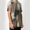 Camiseta de pantalones cortos con estampado de camuflaje