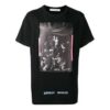 Camiseta de pantalones cortos con estampado en negro «Negro Blanco»