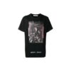 Camiseta de pantalones cortos con estampado en negro «Negro Blanco»