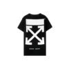 Camiseta de pantalones cortos con estampado en negro «Negro Blanco»