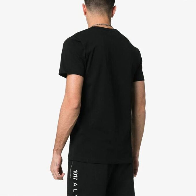 Camiseta de Pantalones Cortos con logo de Virgil Abloh para hombre en negro