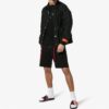 Camiseta de Pantalones Cortos con logo de Virgil Abloh para hombre en negro