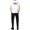 Camiseta de pantalones cortos de algodón con estampado de flechas geométricas, colección primavera-verano 2022, color blanco