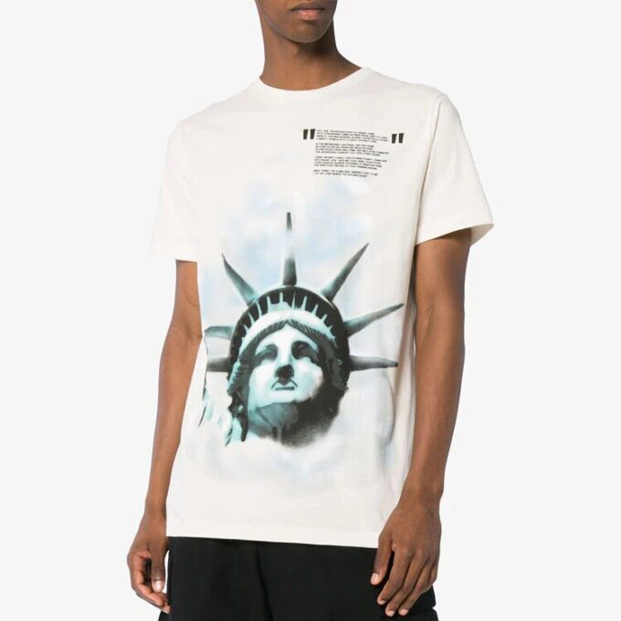Camiseta de pantalones cortos de algodón Liberty SS19