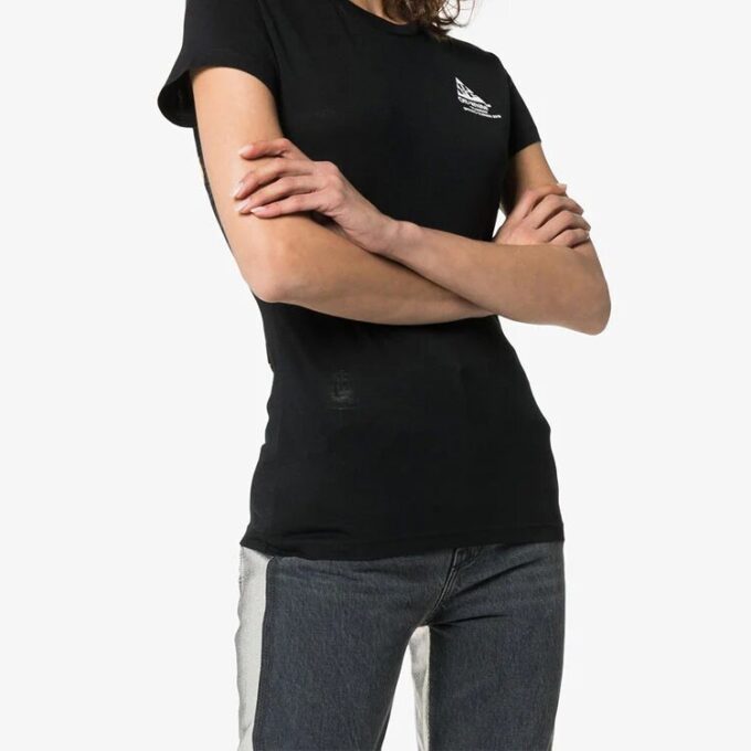 Camiseta de pantalones cortos Off-White de algodón con estampado de flechas