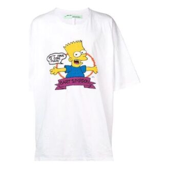 Camiseta de pantalones cortos oversize Bart Simpson SS19