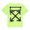 Camiseta de pantalones cortos oversize con estampado de pintura en spray de Virgil Abloh SS20