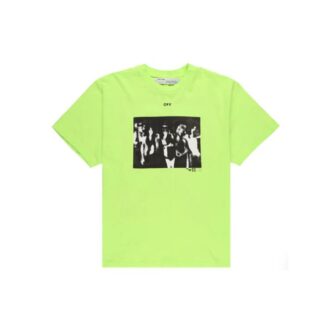 Camiseta de pantalones cortos oversize con estampado de pintura en spray de Virgil Abloh SS20