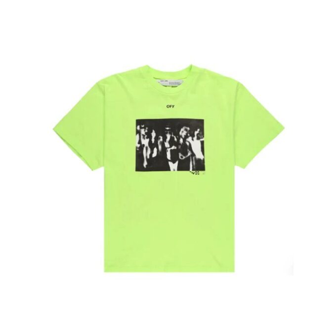 Camiseta de pantalones cortos oversize con estampado de pintura en spray de Virgil Abloh SS20