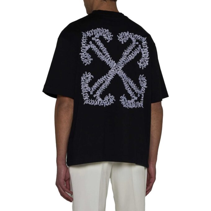 Camiseta de Pantalones Cortos Tattoo Arrow Skate «Negro Blanco»