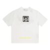 Camiseta de Pantalones Cortos Wizard Eye Over Skate «Blanca»