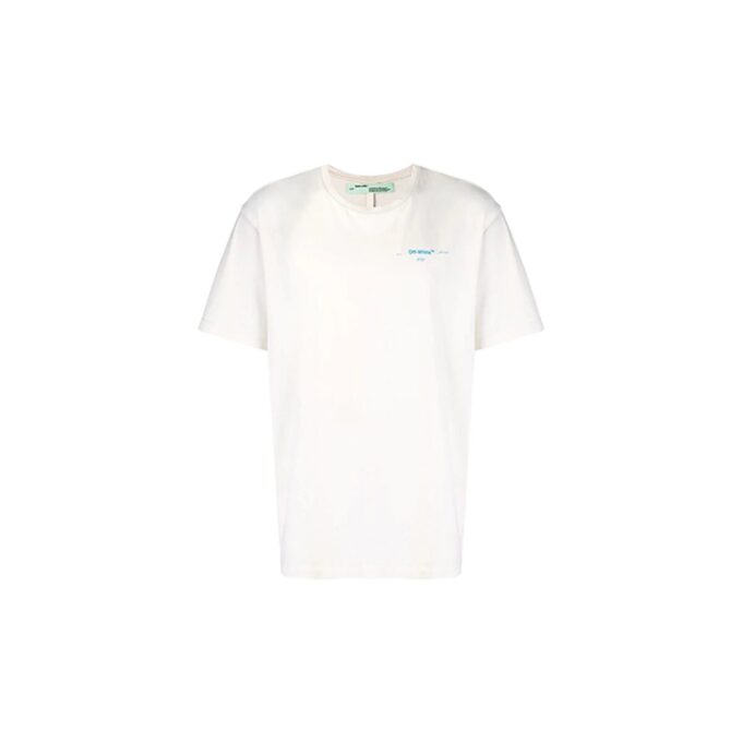 Camiseta oversize de manga corta con diseño de flechas degradadas