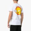 C/O Virgil Abloh Camiseta slim de manga corta con estampado de llamas para hombre en Pantalones Cortos