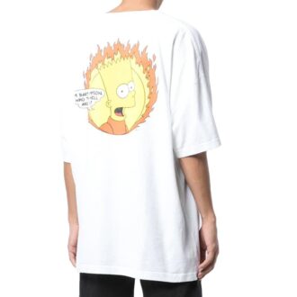 Camiseta Flamed Bart Mega Over
