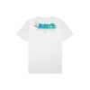 Camiseta gris de manga corta con cuello redondo y estampado del logotipo Alphabet de Off-White para hombre, temporada primavera-verano 2022