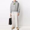 Camiseta gris de manga corta para hombre Off-White con estampado de logotipo FW21