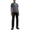 Camiseta gris de pantalón corto con cuello redondo y estampado de logotipo degradado de Off-White para hombre, colección primavera-verano 2022, versión estándar