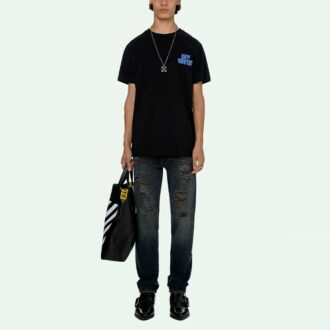 Camiseta Hands Arrows «Negro/Azul claro»
