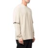 Camiseta holgada de manga larga con estampado en la espalda Off-White para hombre, colección primavera-verano 2022