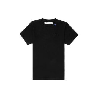 Camiseta holgada sin rematar, cuello redondo y pantalones cortos, color negro