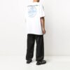 Camiseta informal de pantalones cortos con estampado 3D, color blanco