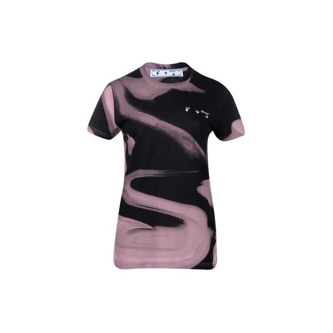 Camiseta informal Off-White Liquid Melt «Nude White»