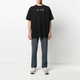 Camiseta Marker Over «Negro/Blanco»