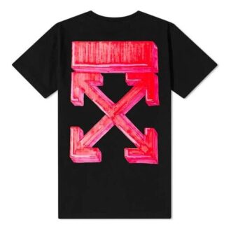 Camiseta Marker Slim «Negro/Rojo»