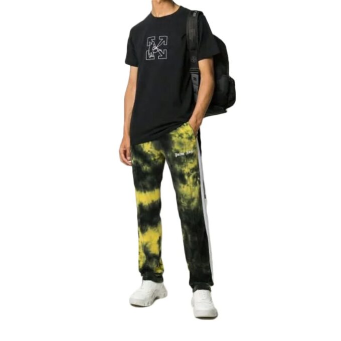 Camiseta negra con estampado de flechas para hombre de Off-White