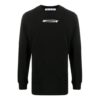Camiseta negra con estampado de logotipo Off-White para hombre