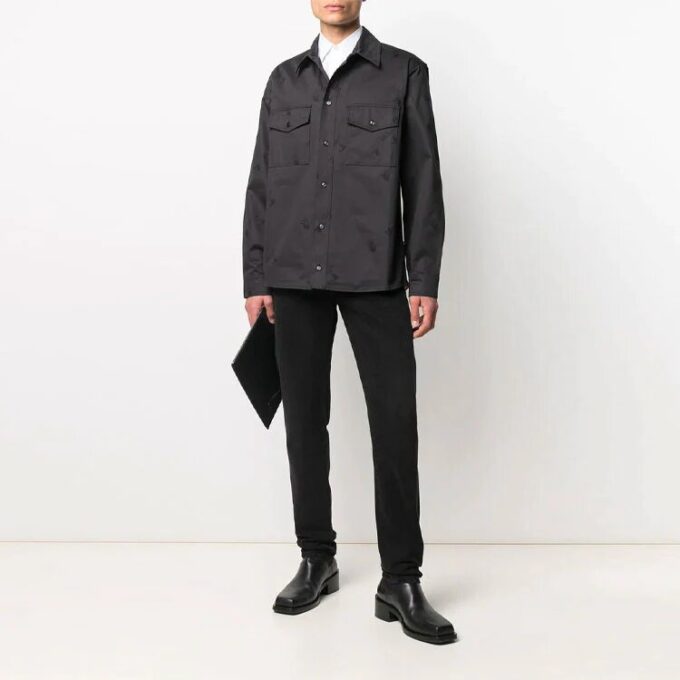 Camiseta negra con estampado de logotipo Off-White para hombre, temporada primavera-verano 2021