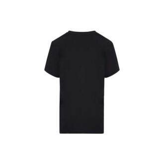 Camiseta negra con estampado en blanco roto de Off-White