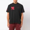 Camiseta negra de manga corta con cuello redondo y diseño de flecha Off-White para hombre, temporada otoño-invierno 2022