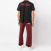 Camiseta negra de manga corta con cuello redondo y diseño de flecha Off-White para hombre, temporada otoño-invierno 2022