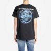 Camiseta negra de manga corta con estampado de logotipo para hombre de Off-White