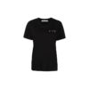 Camiseta negra de manga corta con estampado de logotipo y patrón de flechas Off-White SS21