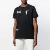 Camiseta negra de manga corta con estampado en la espalda de Off-White para hombre