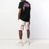 Camiseta negra de manga corta con estampado en la espalda de Off-White para hombre
