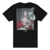 Camiseta negra de manga corta con estampado fotográfico en la espalda de Off-White para hombre en Pantalones Cortos