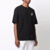 Camiseta negra de manga corta para hombre Off-White con estampado de flechas