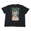 Camiseta negra de manga corta y corte holgado Off-White para hombre C/O VIRGIL ABLOH con estampado de esqueleto