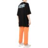 Camiseta negra de manga corta y cuello redondo con estampado de logotipo Off-White para hombre, colección primavera-verano 2022
