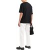 Camiseta negra de pantalón corto con cuello redondo y estampado de logotipo Off-White para hombre FW22