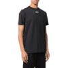 Camiseta negra de pantalón corto con cuello redondo y estampado del logotipo Off-White para hombre, colección Otoño-Invierno 2022