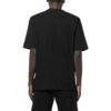 Camiseta negra de pantalones cortos para hombre Off-White SS22, lisa con logotipo bordado