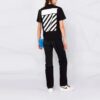 Camiseta Off-White con estampado del logotipo en diagonal «Negro»