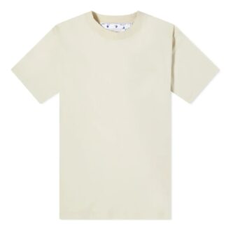 Camiseta Off-White con estampado diagonal «Beige»